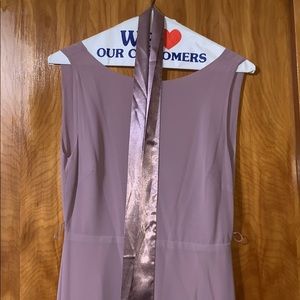 Long lavender maxi dress